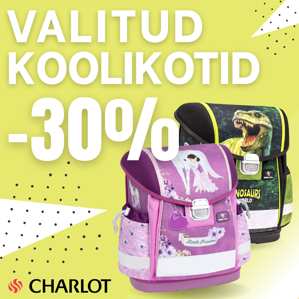 Valitud koolikotid -30% Charlot