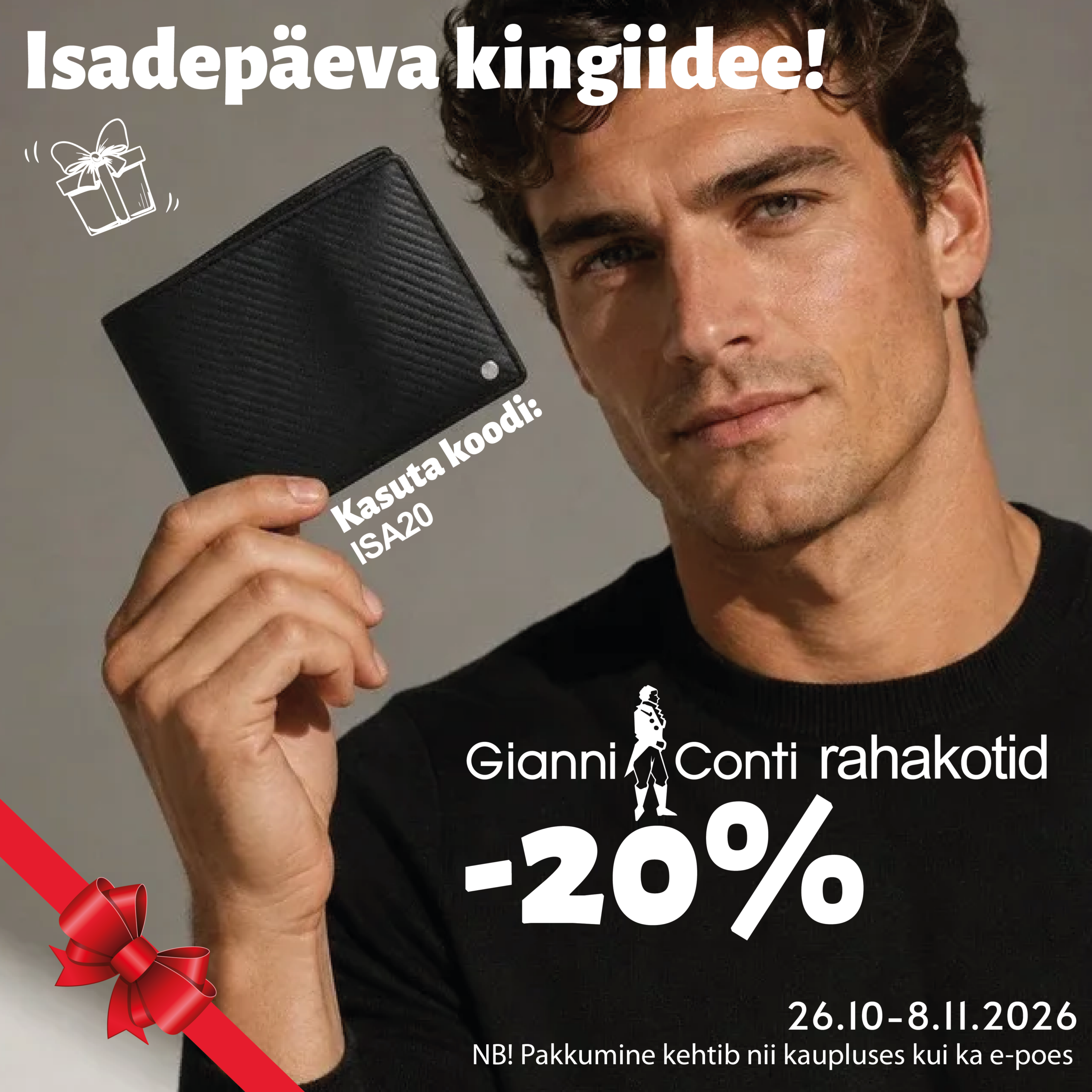 Isadepäeva kingiidee! -20% Charlot
