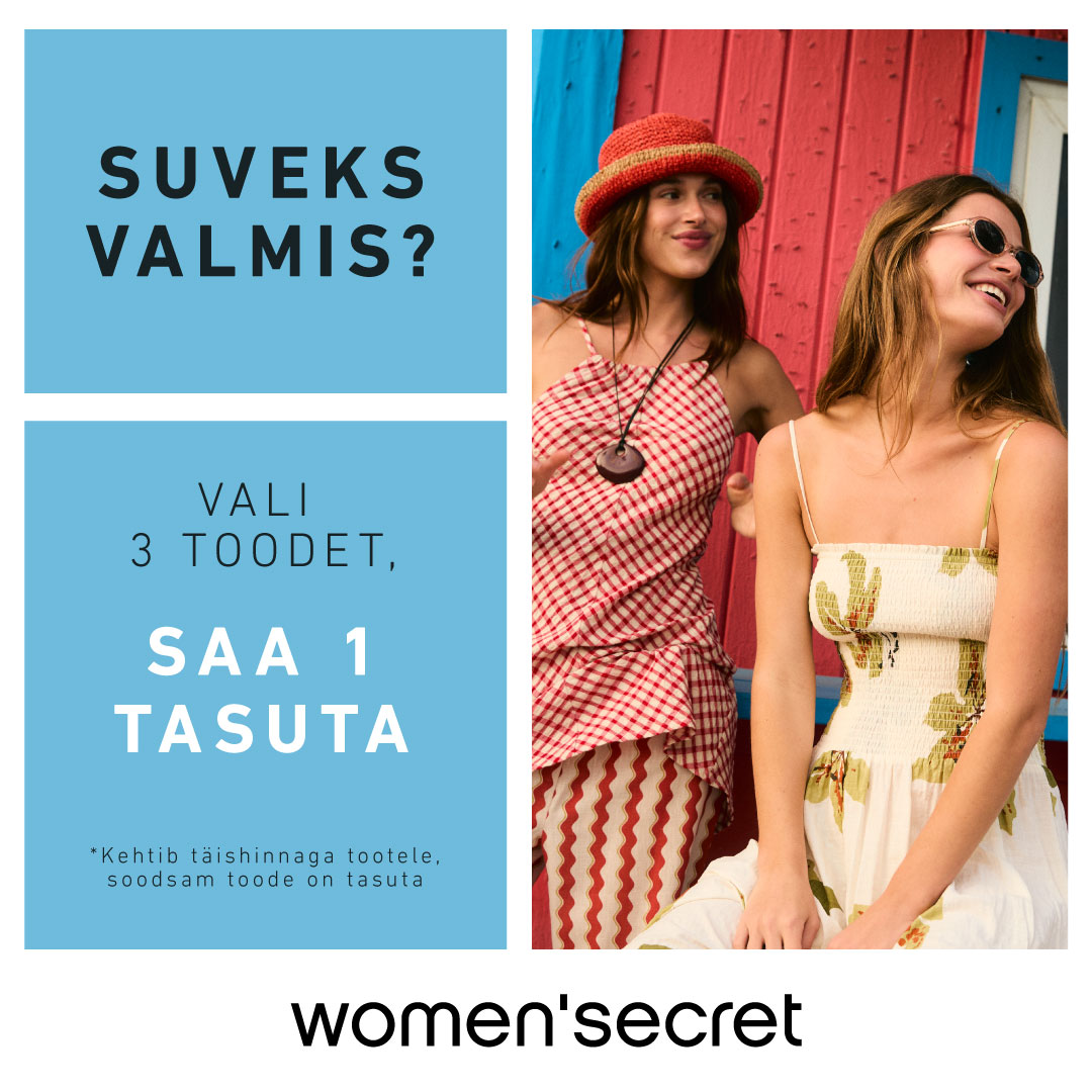 Hea hetk suveks valmistuda. Cortefiel/Pedro del Hierro/women´secret