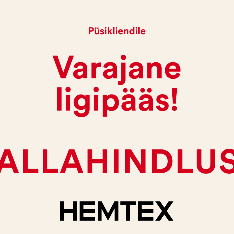 Suveallahindluse varajane ligipääs Hemtex
