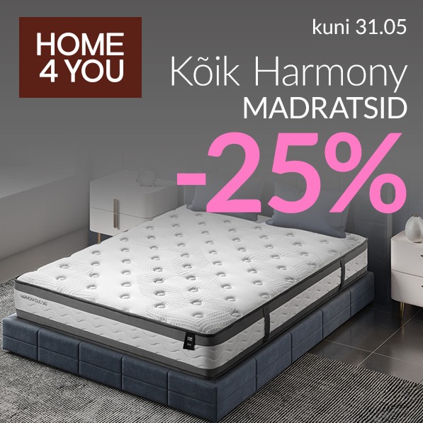 Vedrumadratsid HARMONY -25%, 1-31.05 Home4you