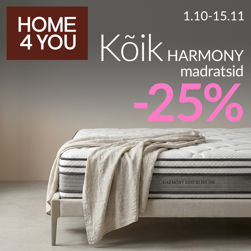 Kõik madratsid HARMONY -25% Home4you
