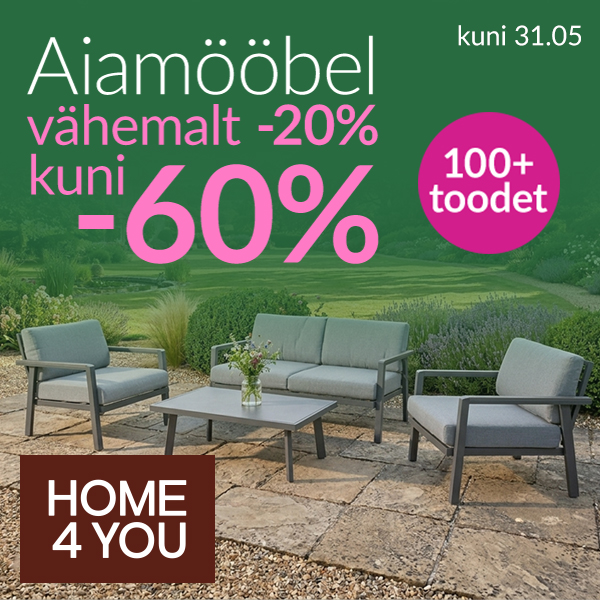 Mudime hinnad alla! Suur valik aiamööblit -20% kuni -60% Home4you