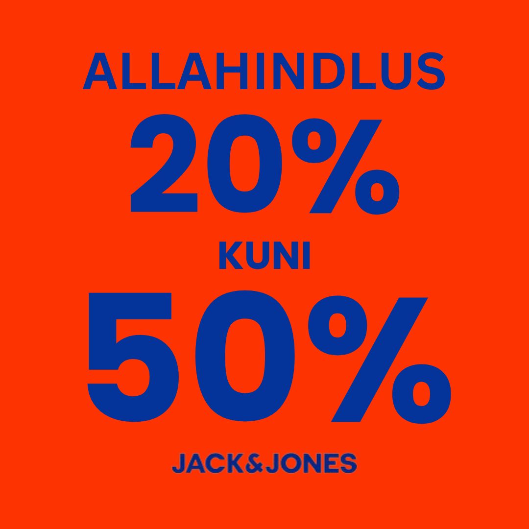 Allahindlus alates -20% Jack & Jones