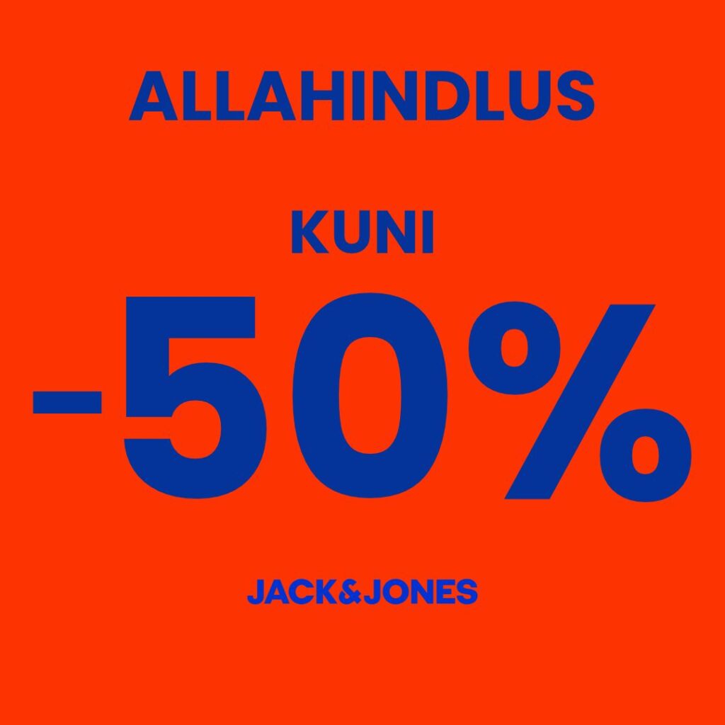 ALLAHINDLUS KUNI -50%* Jack & Jones