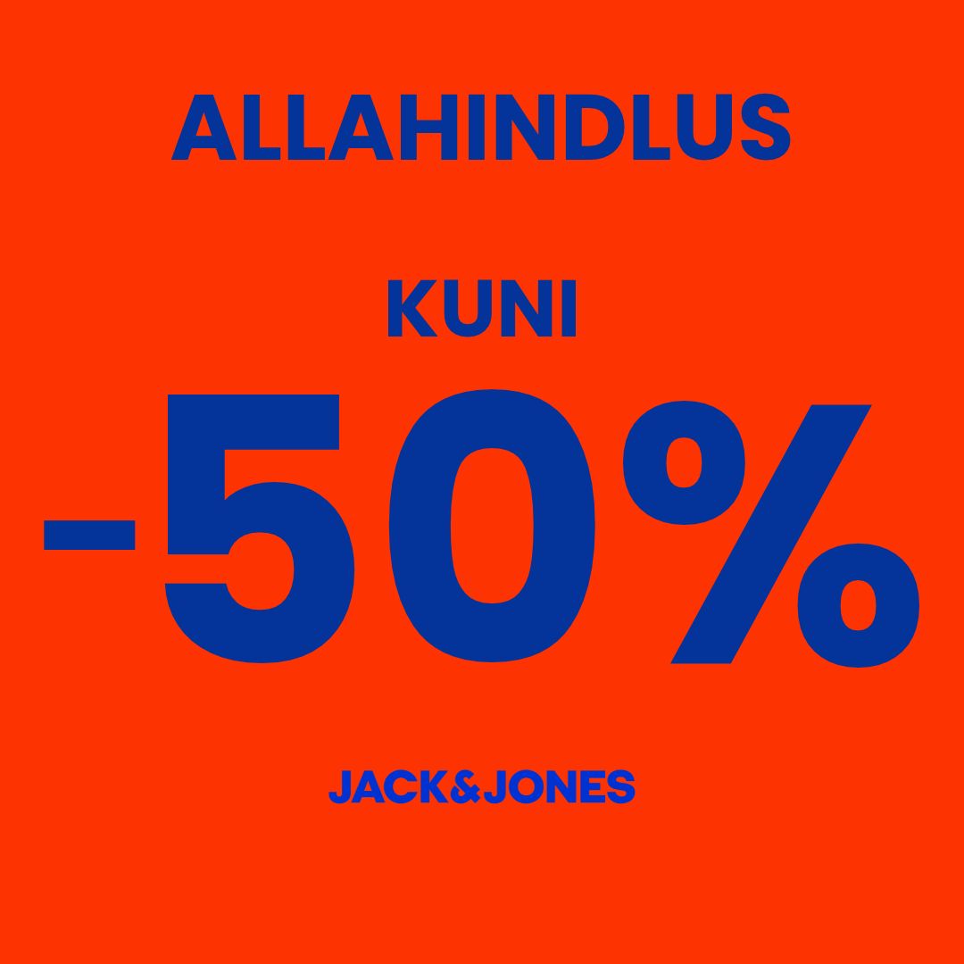 ALLAHINDLUS KUNI -50%* Jack & Jones