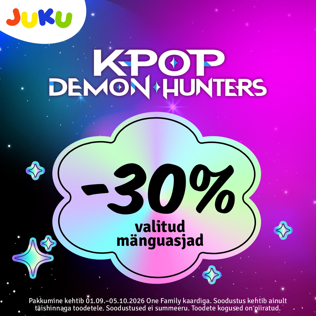 Valitud K-POP Demon Hunters tooed -30% JUKU/KidzOne