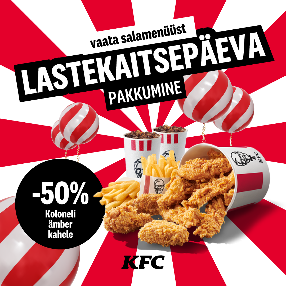 Koloneli ämber kahele -50% KFC