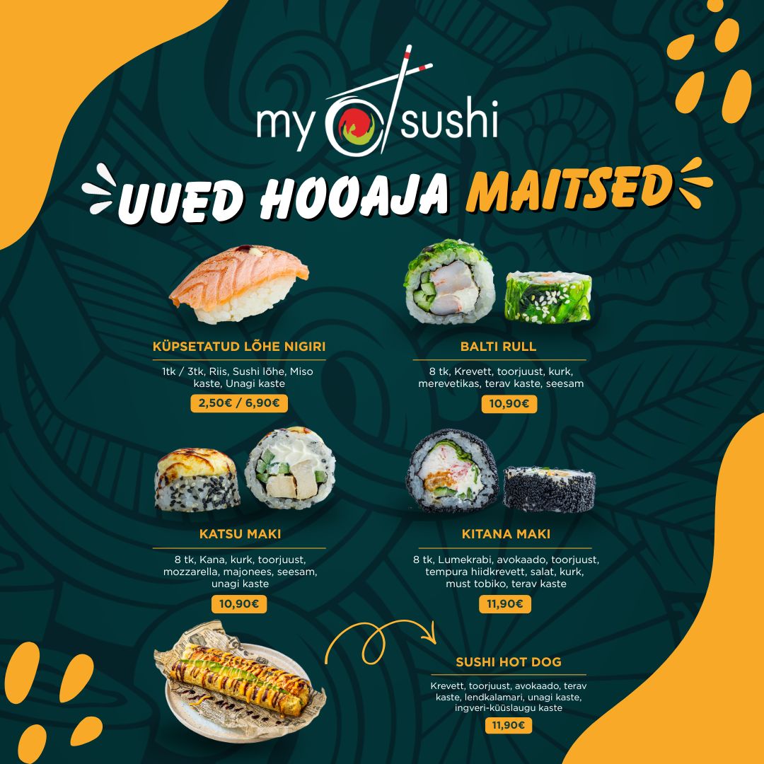 Uued hooaja maitsed! MySushi