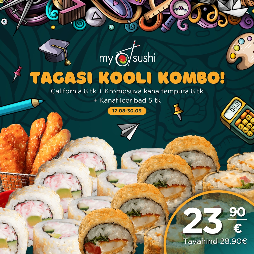 Tagasi kooli kombo! MySushi