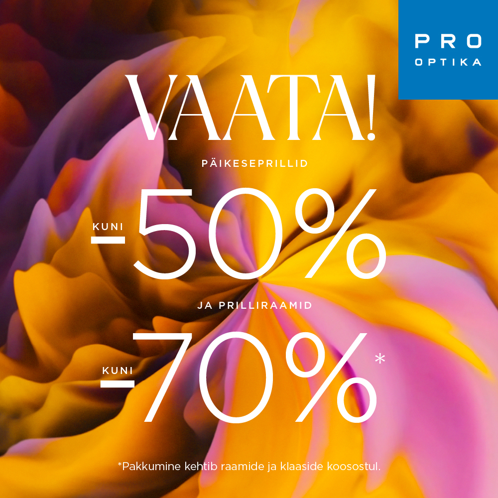 Suvine allahindlus Pro Optika
