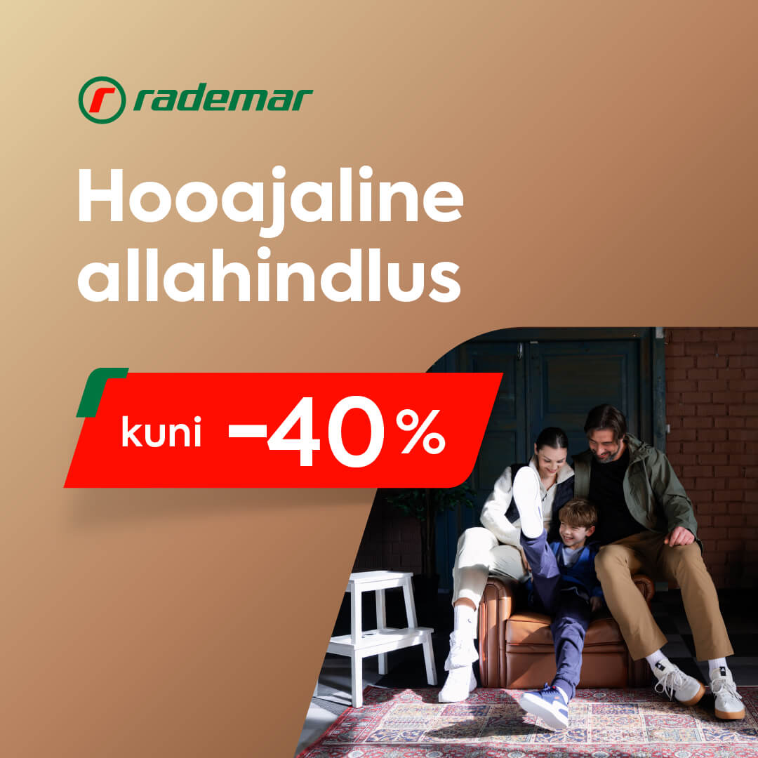 Hooajaline allahindlus Rademar