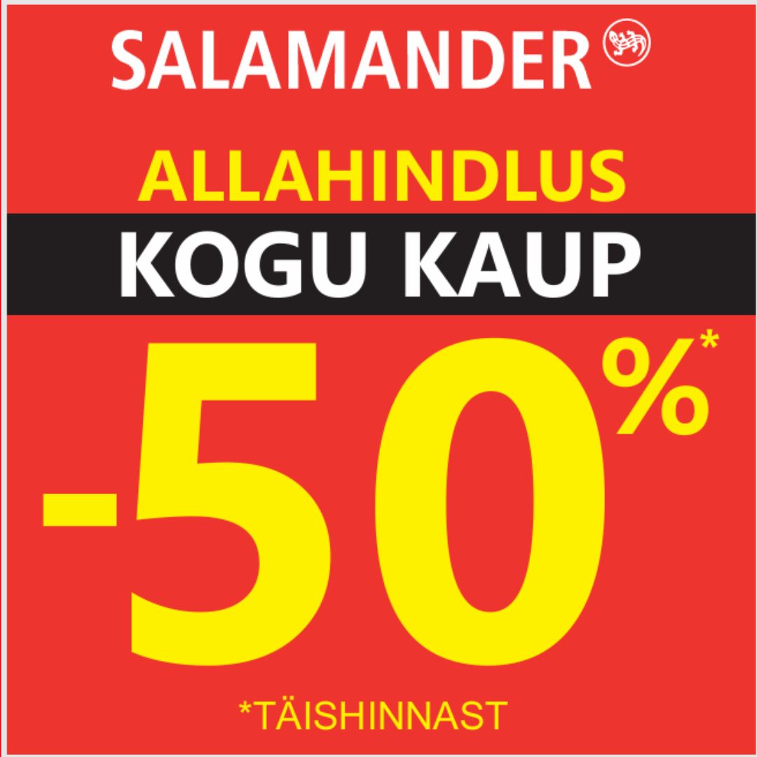 KOGU KAUP -50% Salamander