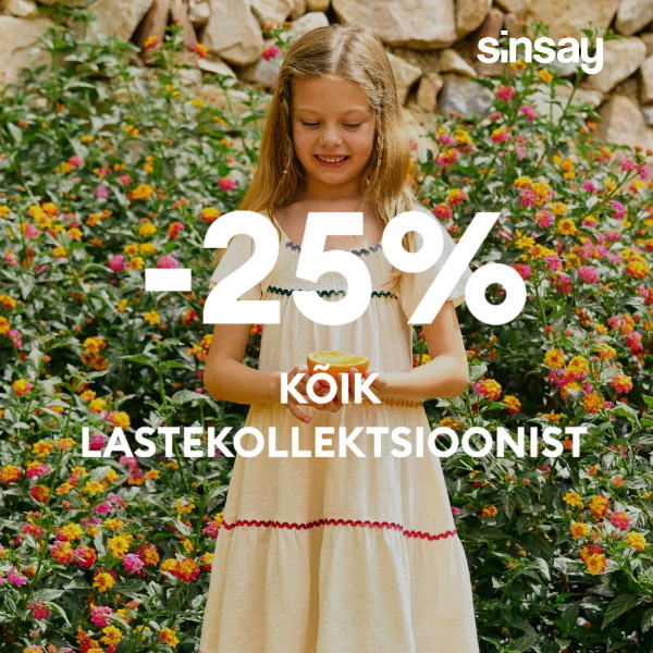 Kogu lastekollektsioon -25% Sinsay