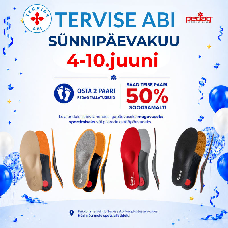 Paku oma jalgadele mugavust! Tervise Abi