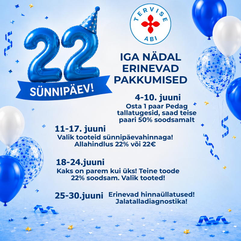 Meil on sünnipäev! Tervise Abi