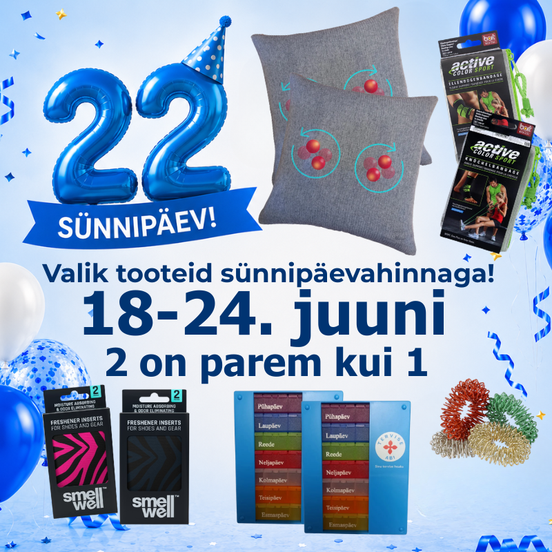 Sünnipäevahinnad 18.–24. juuni – 2 on parem kui 1! Tervise Abi