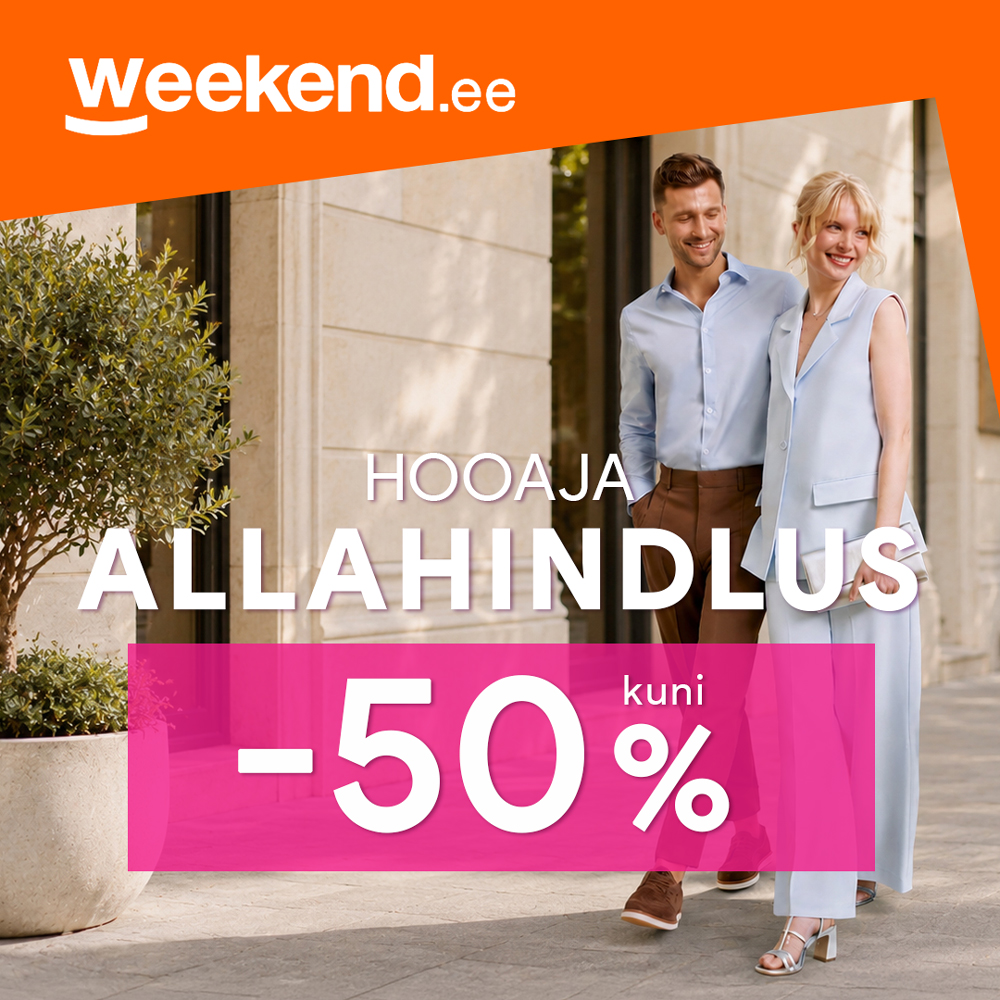 Hooaja allahindlus kuni -50% Weekend